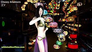 Alexandria Wu, belly dancer, shows off her tricks in Turkey